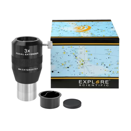 Teleconversor EXPLORE SCIENTIFIC 3x 31,7 mm/1,25" Teleconversor EXPLORE SCIENTIFIC 3x 31,7 mm/1,25"