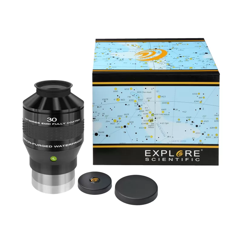 Ocular EXPLORE SCIENTIFIC 100° Ar 30mm (3"/76 Ocular EXPLORE SCIENTIFIC 100° Ar 30mm (3"/76