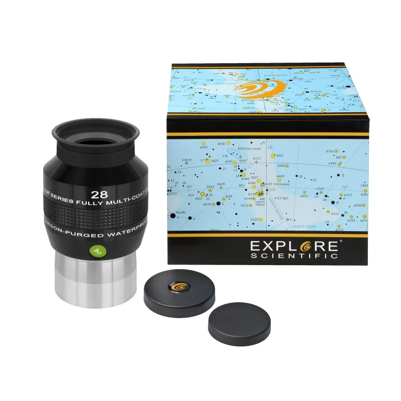 Ocular EXPLORE SCIENTIFIC 68° Ar 28 mm (2") Ocular EXPLORE SCIENTIFIC 68° Ar 28 mm (2")