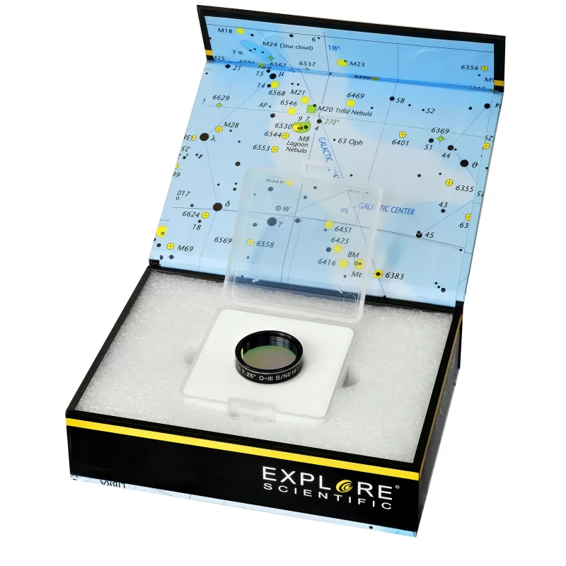 Filtro de névoa EXPLORE SCIENTIFIC O-III de 1,25"