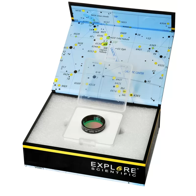 Filtro nebulosa EXPLORE SCIENTIFIC 1,25" UHC