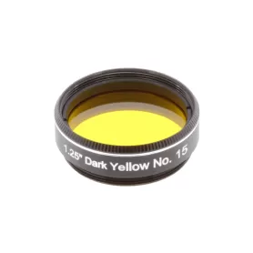 Filtro EXPLORE SCIENTIFIC 1,25" amarelo escuro n.º 15