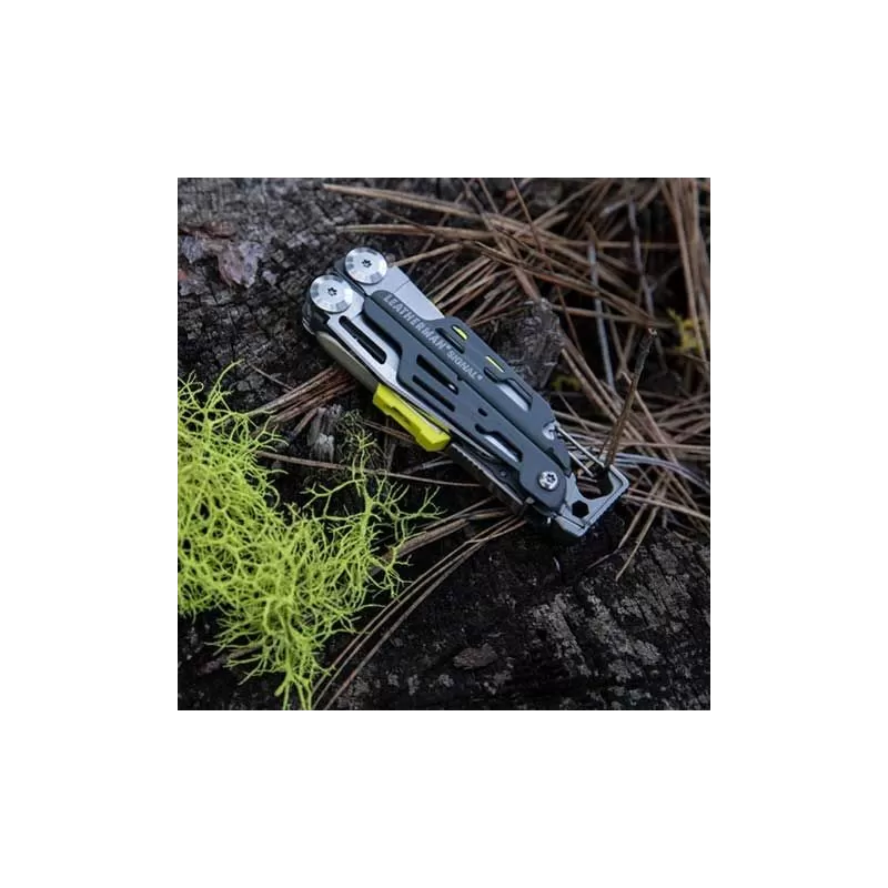 LEATHERMAN Signal, cinza, bainha de nylon, caixa de papelão