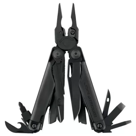 LEATHERMAN Surge preto, bainha de nylon, caixa de papelão