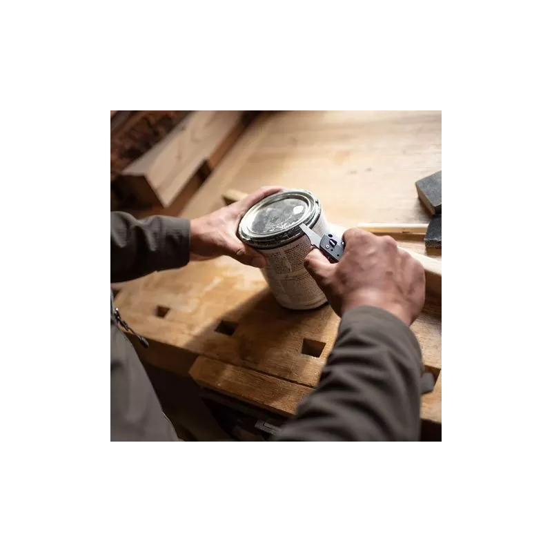 LEATHERMAN K2 cinza escuro, borda lisa, sem bainha, caixa de papelão