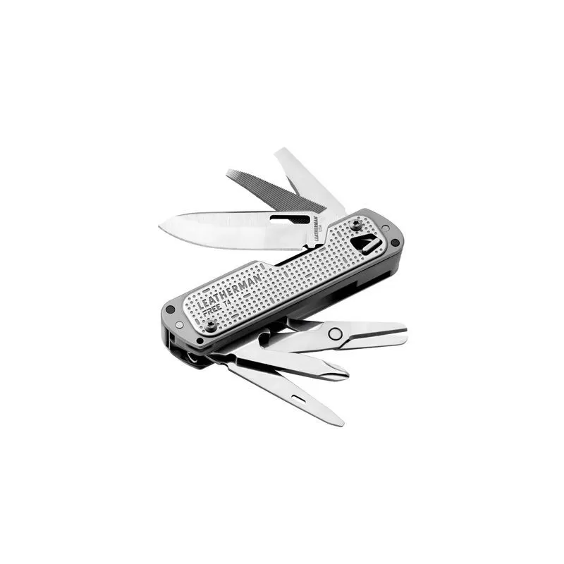 LEATHERMAN T4 prata, sem bainha, caixa de papelão LEATHERMAN T4 prata, sem bainha, caixa de papelão