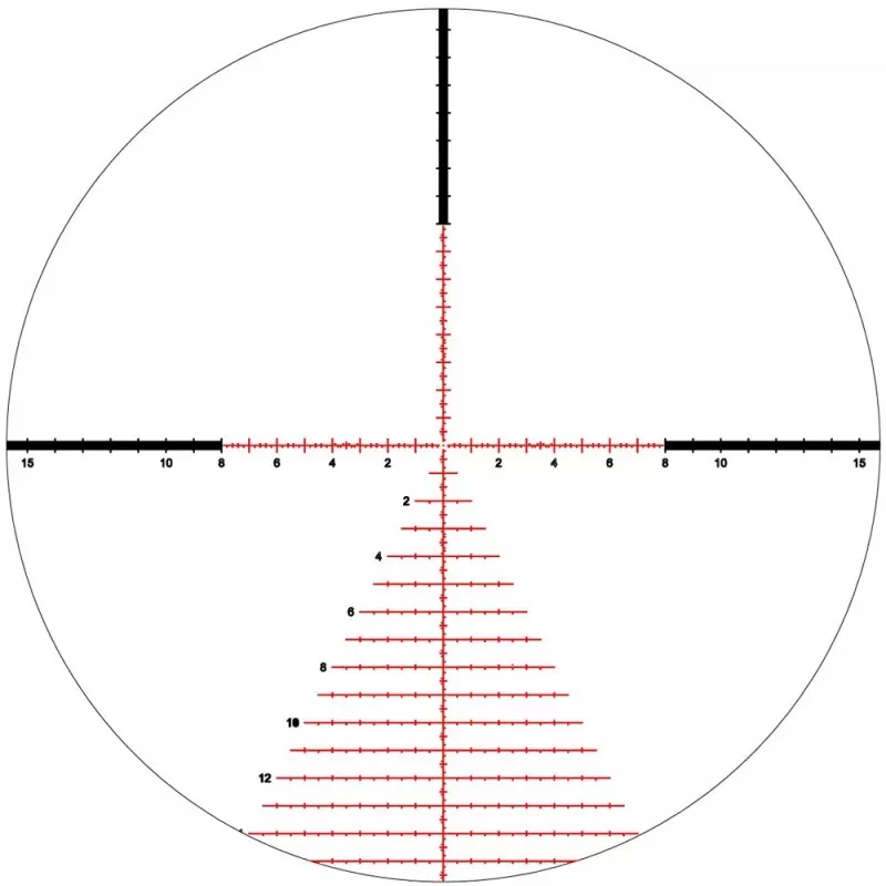 Luneta KAHLES K525i - 5-25x56 CCW SKMR4 com direita