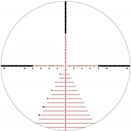 Luneta KAHLES K525i - 5-25x56 CCW SKMR4 com direita