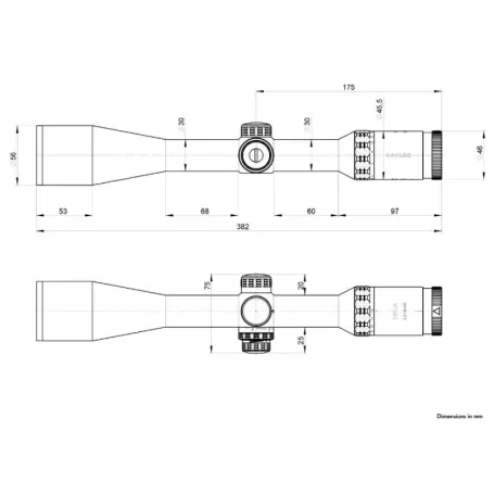 Escopo KAHLES Helia - 3,5-18x50i 4 pontos