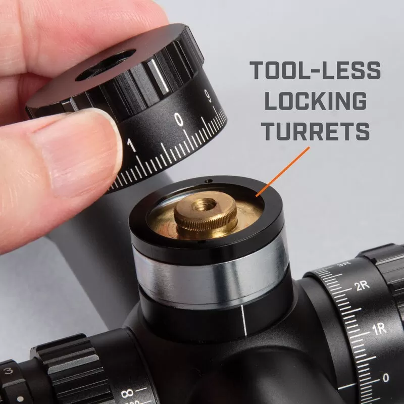 Mira telescópica BUSHNELL MATCH PRO 6-24x50 com foco lateral e iluminação MIL FFP. - Miras telescópicas BUSHNELL