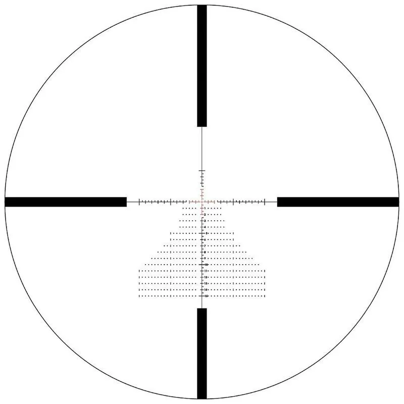 Mira telescópica BUSHNELL MATCH PRO 6-24x50 com foco lateral e iluminação MIL FFP. - Miras telescópicas BUSHNELL