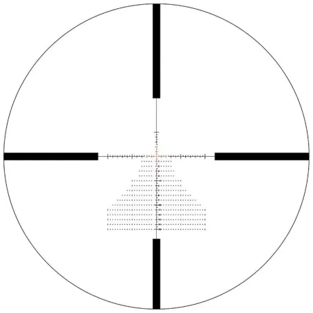 Mira telescópica BUSHNELL MATCH PRO 6-24x50 com foco lateral e iluminação MIL FFP. - Miras telescópicas BUSHNELL