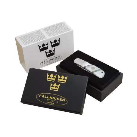 Fallkniven TK3mopc - 3G • Madrepérola • Almofada de aço inoxidável • Bainha de Cordura