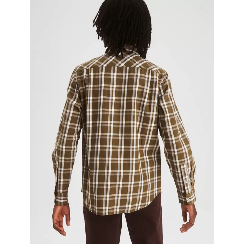 Camisa marrom Aigle Shaporam