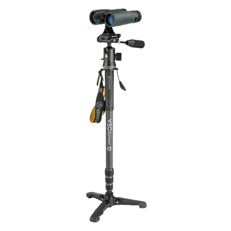 Vanguard Veo 2S CM-264TBP120T - Monopé de carbono com pé retrátil