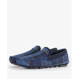 Pantunflas Barbour Monty Midnight Tartan - zapatillas Barbour