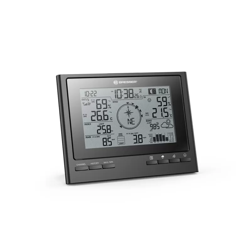 Estação meteorológica BRESSER ClimateScout RC 7 em 1 preta