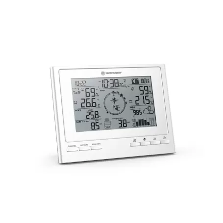 Estação meteorológica BRESSER ClimateScout RC 7 em 1, branca
