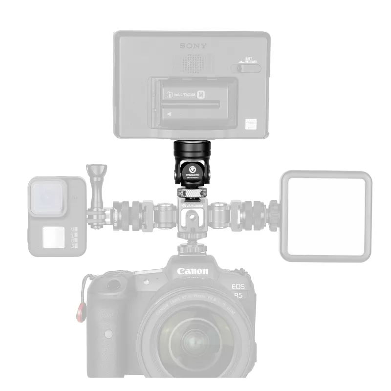 Vanguard VEO CSM DLX - Suporte de sapata fria articulada para acessórios