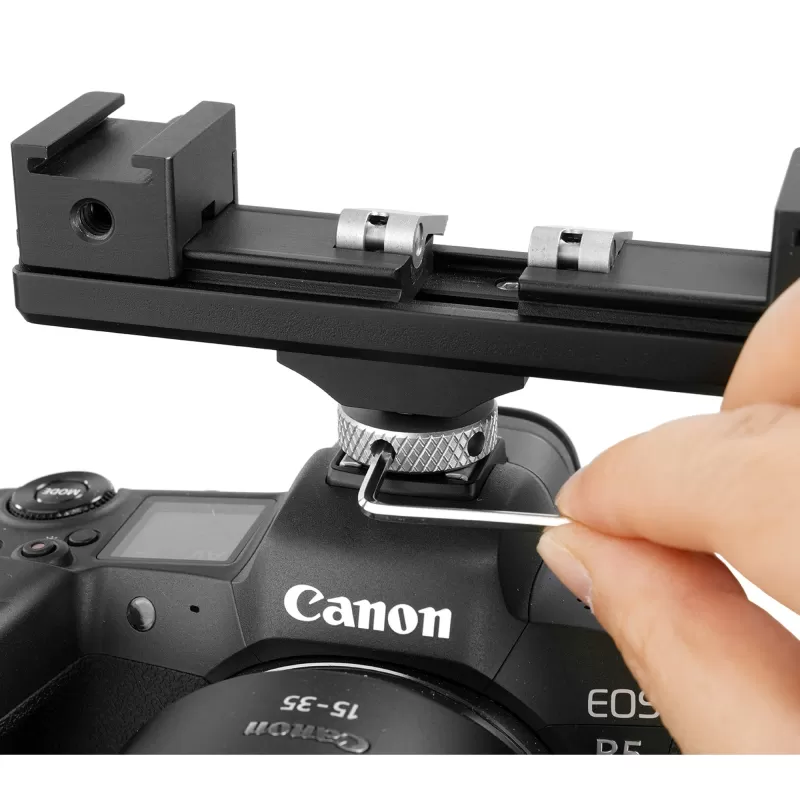 Vanguard VEO CSMM2 - Suporte de sapata fria para 2 acessórios