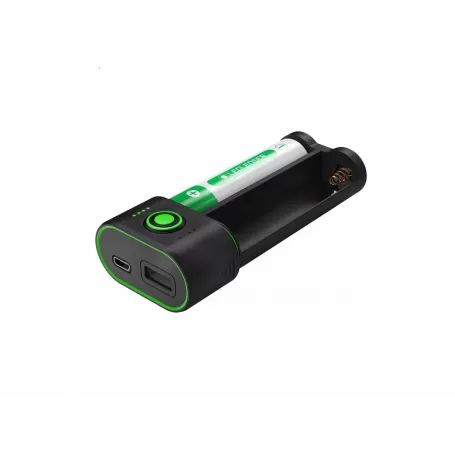 Banco de energia LED Lenser FLEX7 com 2 baterias 18650 6800 mAh