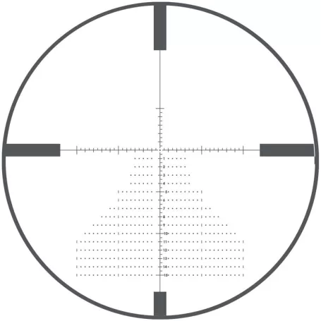 Mira telescópica BUSHNELL MATCH PRO 6-24x50 com foco lateral e implantação MIL FFP