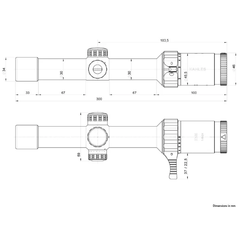 Mira KAHLES K18i - 1-8x24 3GR