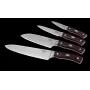 Série FÄLLKNIVEN CMT com 4 facas de chef • Estojo de madeira