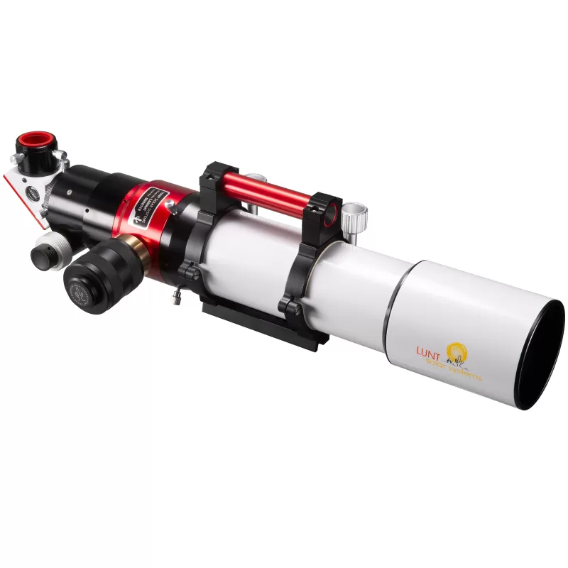 Telescópio ED multifuncional LUNT LS80MT/B1200C para observação do sol e do céu noturno Telescópio ED multifuncional LUNT LS80MT/B1200C para observação do sol e do céu noturno