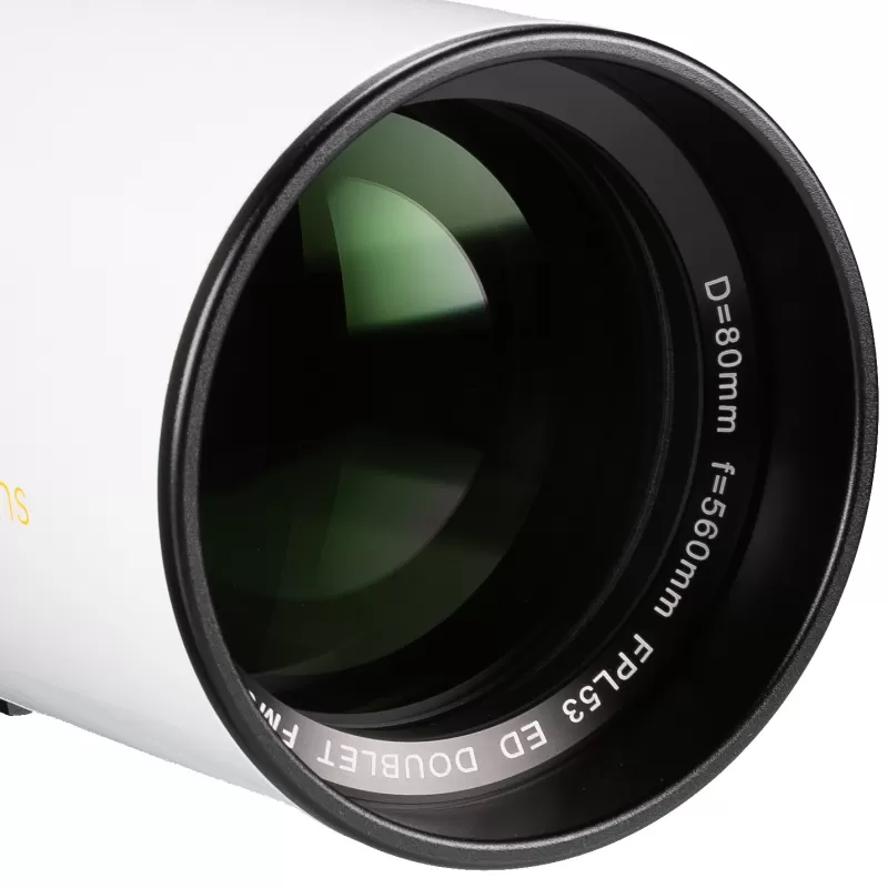 Telescópio ED multifuncional LUNT LS80MT/B1200C para observação do sol e do céu noturno