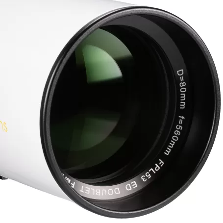 Telescópio ED multifuncional LUNT LS80MT/B1200C para observação do sol e do céu noturno