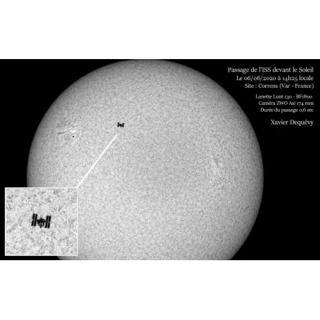 Telescópio APO multifuncional LUNT LS130MT/B1800 para sol e céu noturno