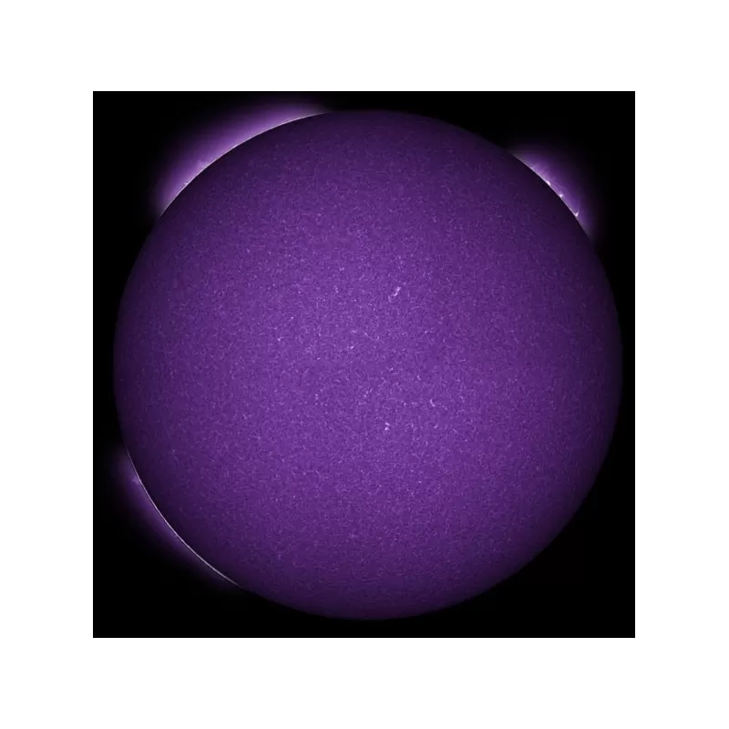 Filtro LUNT LS18CaKMDs2 ca-K no cilindro de extensão