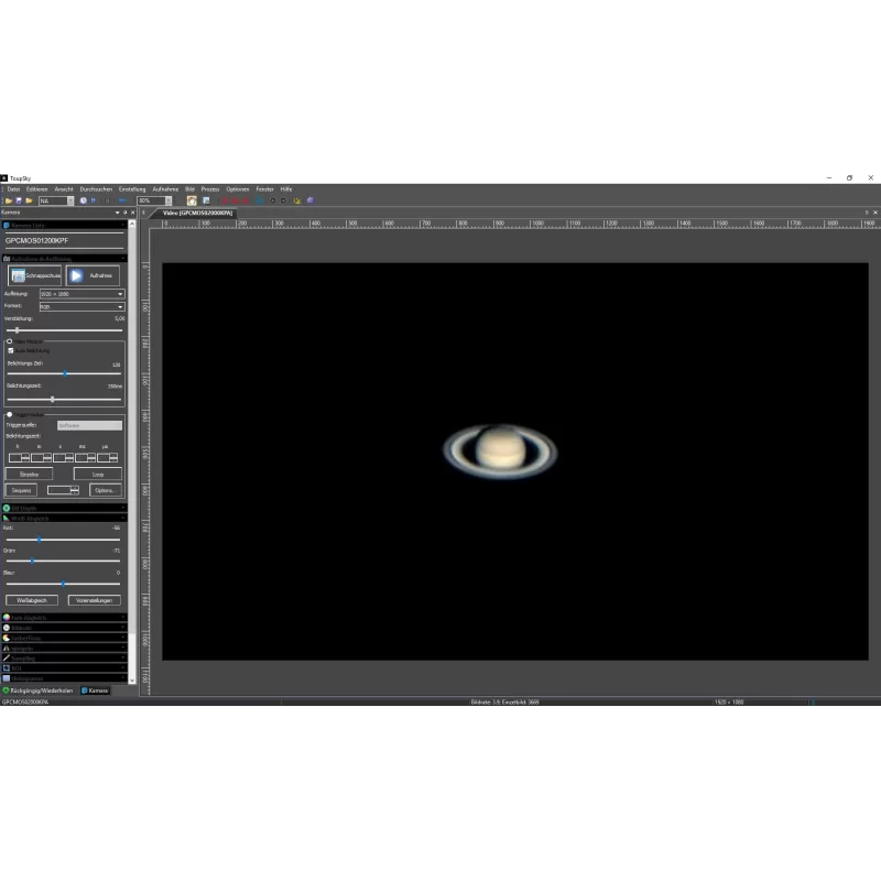BRESSER HD Cámara y autoguía lunar y planetaria 1.25''