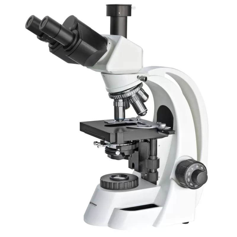 Microscópio trinocular BRESSER Bioscience 40-1000x Microscópio trinocular BRESSER Bioscience 40-1000x