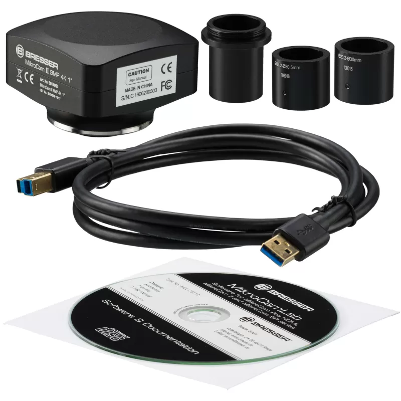 Cámara de Microscopio BRESSER MikroCamII 9MP 4K 1''