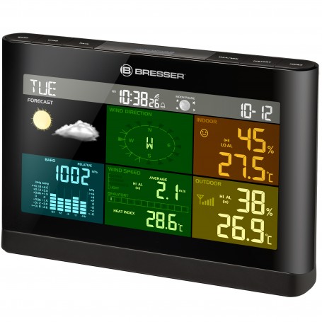 Bresser Base Station 7002586 Wifi Clearview Weather Center Black