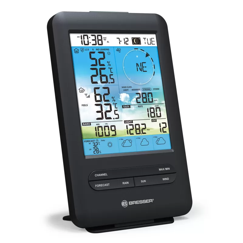 Centro meteorológico BRESSER 4CAST WIFI de 4 dias com sensor externo 7 em 1