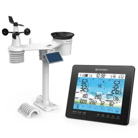 Centro meteorológico solar 7 em 1 BRESSER 4CAST PRO Wi-Fi de 6 dias