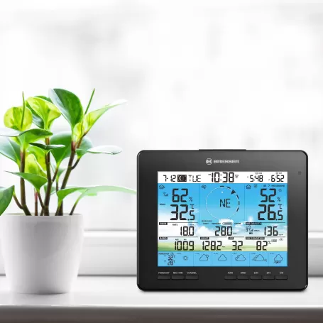 Centro meteorológico solar 7 em 1 BRESSER 4CAST PRO Wi-Fi de 6 dias