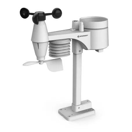 Centro meteorológico BRESSER WLAN Comfort com sensor profissional 7 em 1 e display colorido moderno
