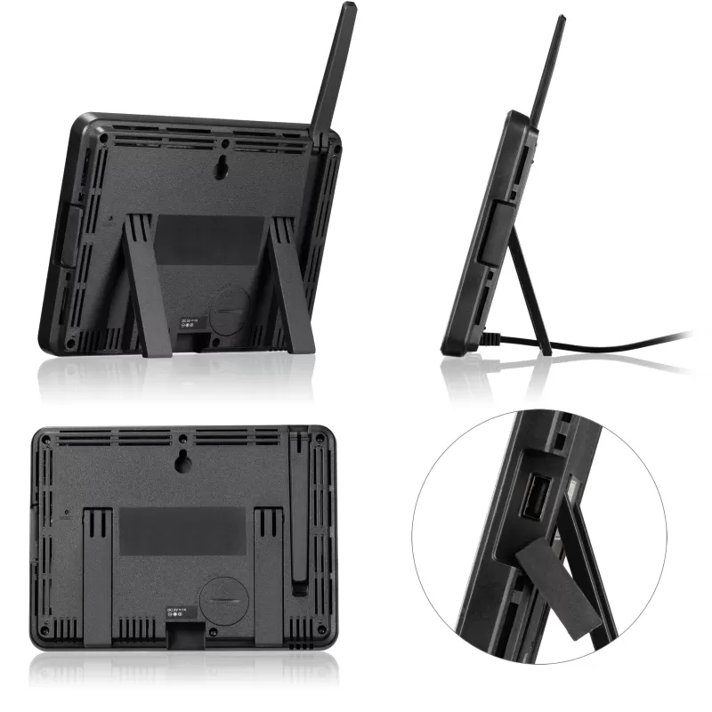Estação meteorológica profissional WIFI HD TFT com sensor 7 em 1