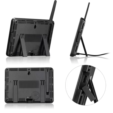 Estação meteorológica profissional WIFI HD TFT com sensor 7 em 1