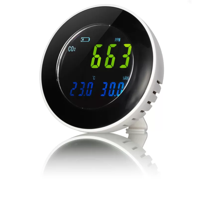 Medidor de CO2 BRESSER com registrador de dados para monitoramento da qualidade do ar INV Medidor de CO2 BRESSER com registrador de dados para monitoramento da qualidade do ar INV