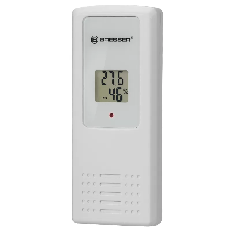Termômetro e higrômetro BRESSER ClimaTrend Higro Quadro com 4 dados de medição independentes