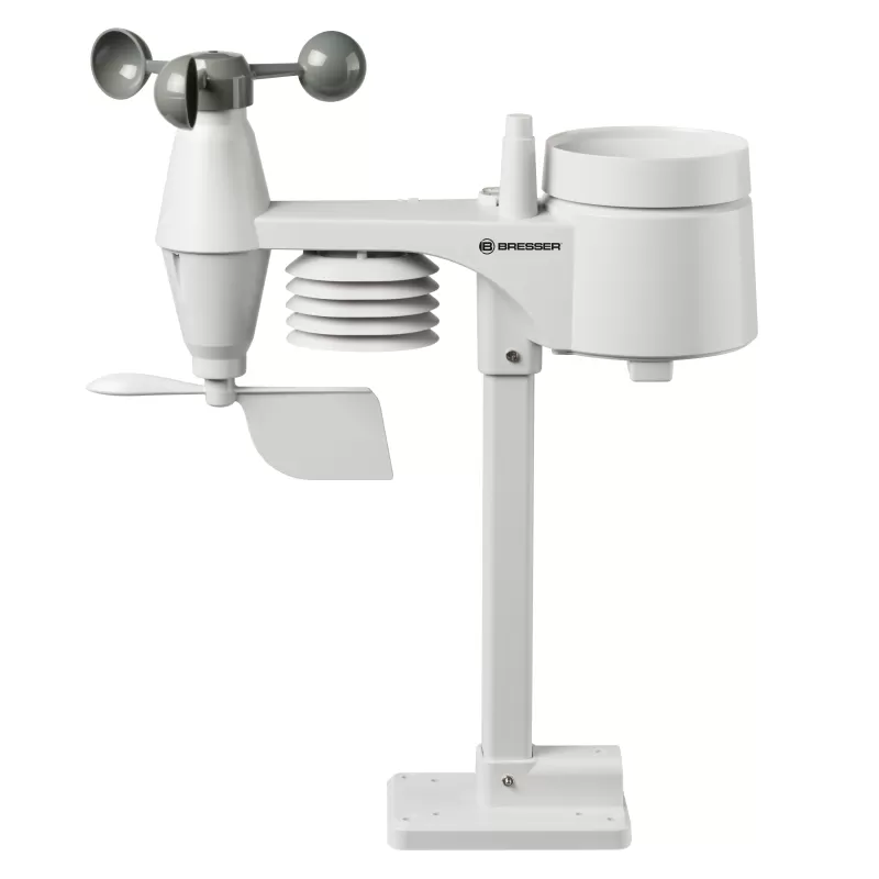 Centro meteorológico BRESSER Comfort 5 em 1 com visor colorido