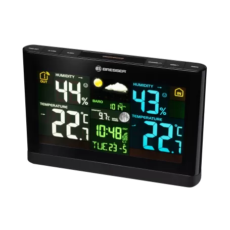 Estação meteorológica controlada por rádio BRESSER com visor colorido Estação meteorológica controlada por rádio BRESSER com visor colorido