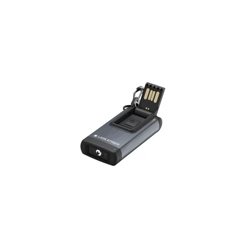 Chaveiro K4R, cinza, recarregável, carregamento USB-A Chaveiro K4R, cinza, recarregável, carregamento USB-A