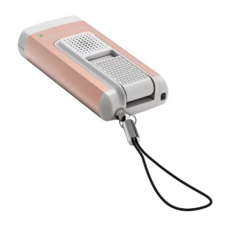 Chaveiro de segurança dourado K6R, carregamento USB-A recarregável (sinal acústico de emergência) Chaveiro de segurança dourado K6R, carregamento USB-A recarregável (sinal acústico de emergência)