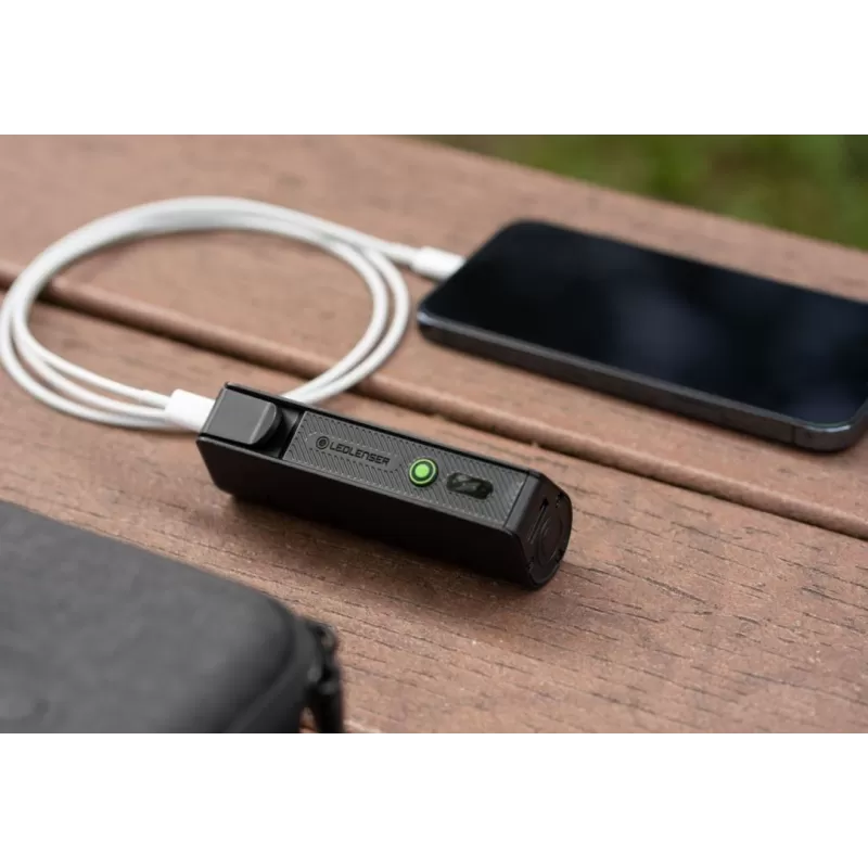 Banco de potência Led Lenser FLEX5 bateria 21700 4500 mAh
